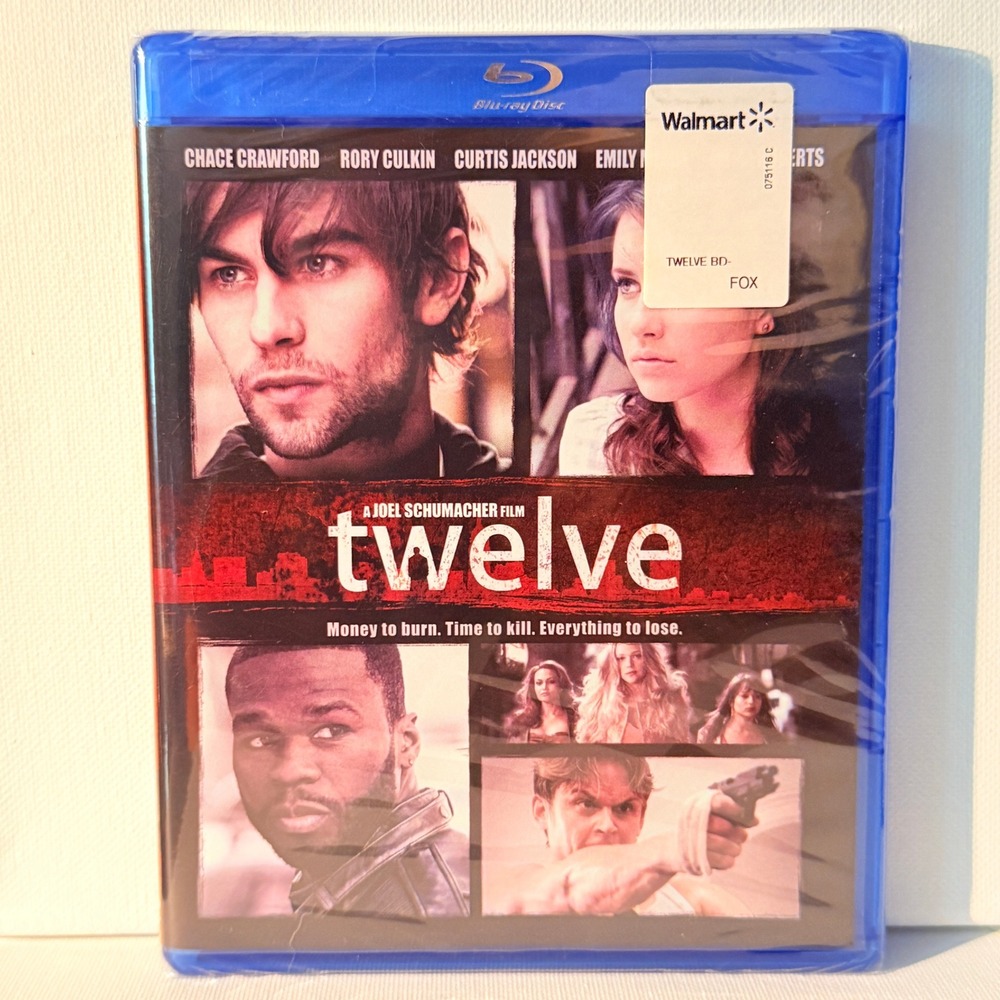 Twelve NEW 2010 Blu-ray R Drama Chace Crawford 50 Cent Joel Schumacher Crime
